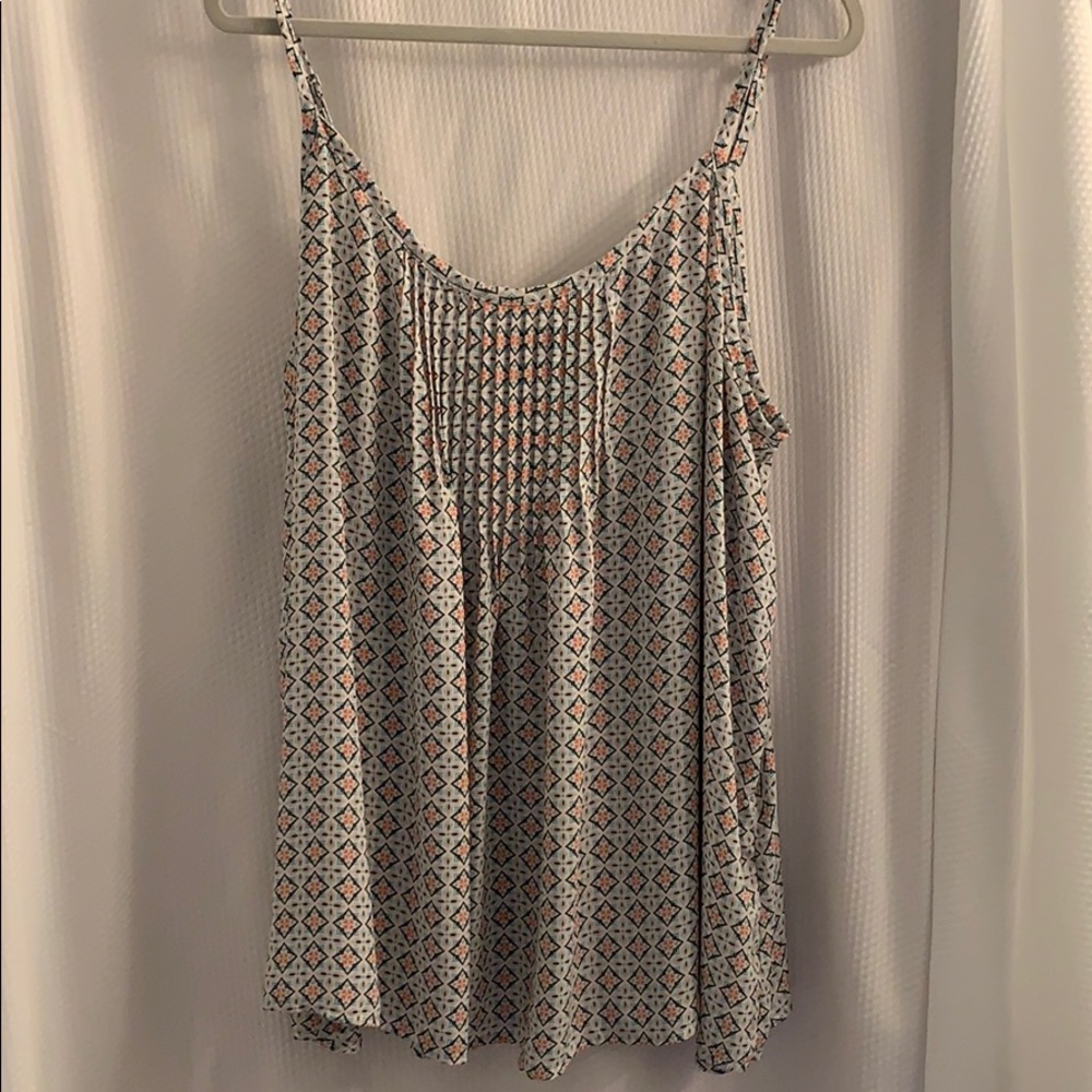 Pleated Front Sophie swing tank top